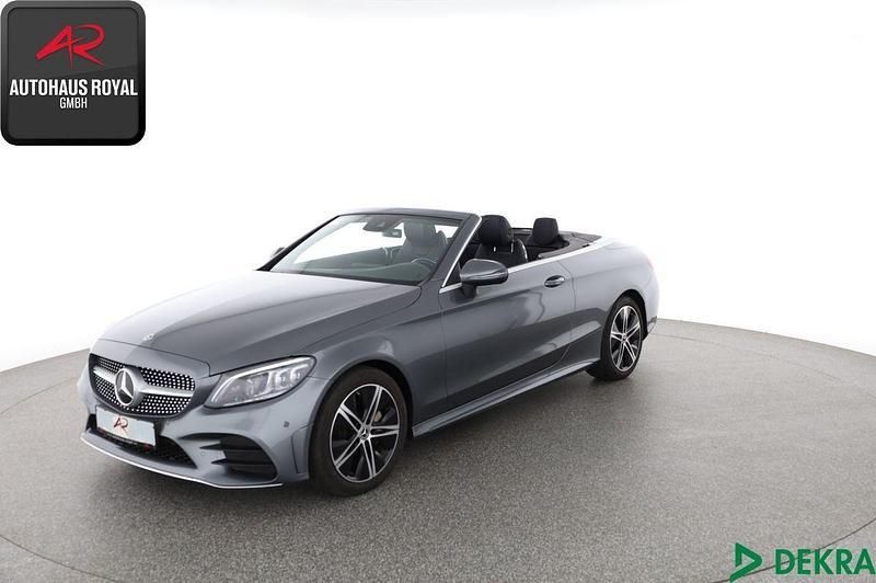Grau Gebraucht 2021 Mercedes C180 AMG Cabrio | 34.480 € (Superpreis) - Bild 1/4