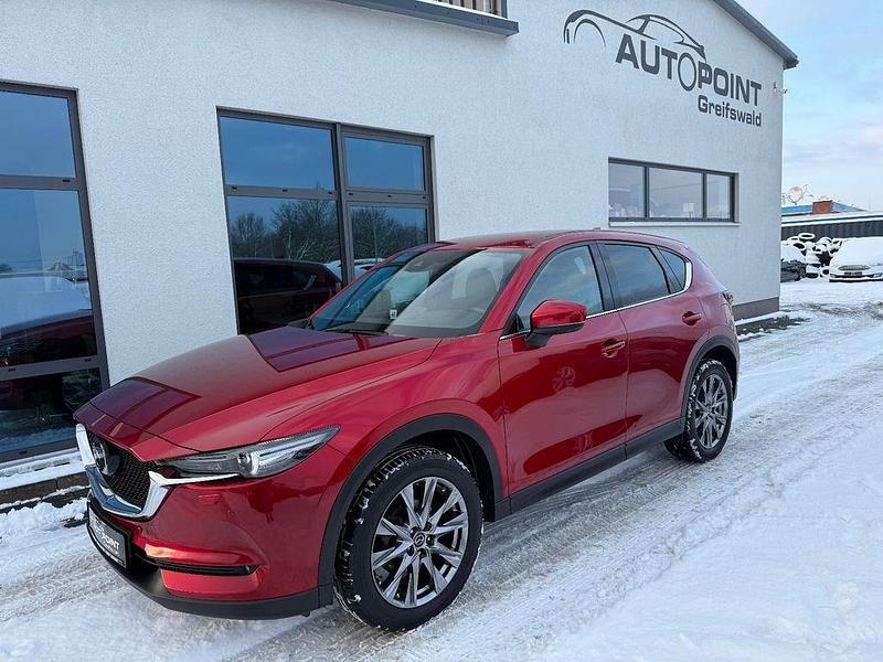 Rot Gebraucht 2021 Mazda CX-5 Sports-Line SUV | 25.900 € (Etwas zu teuer) - Bild 1/4