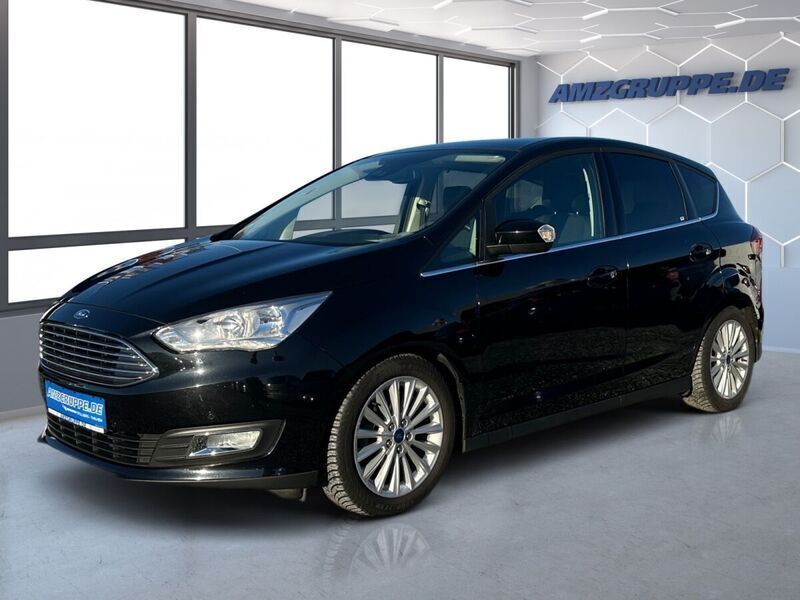 Panther schwarz met Gebraucht 2015 Ford C-MAX Titanium Van / Kleinbus | 10.690 € (Fairer Preis) - Bild 1/4