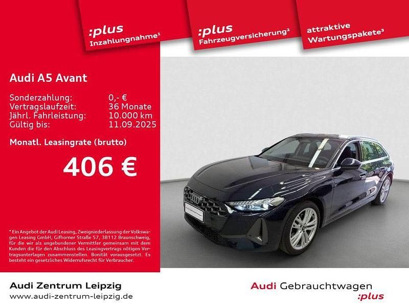 Firmamentblau metallic Gebraucht 2024 Audi A5 Ambiente Coupé | 50.290 € (Superpreis) - Bild 1/3