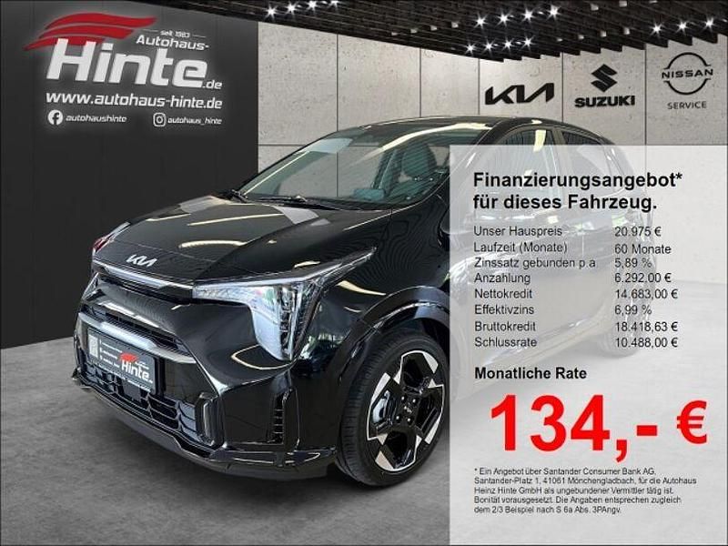 Schwarz Neu 2025 Kia Picanto Launch Edition Kleinwagen | 20.975 € (Fairer Preis) - Bild 1/3