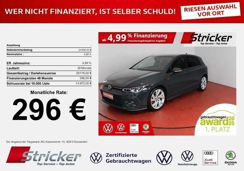 Uranograu Gebraucht 2021 VW Golf VIII GTI Limousine | 24.949 € (Superpreis) - Bild 1/4