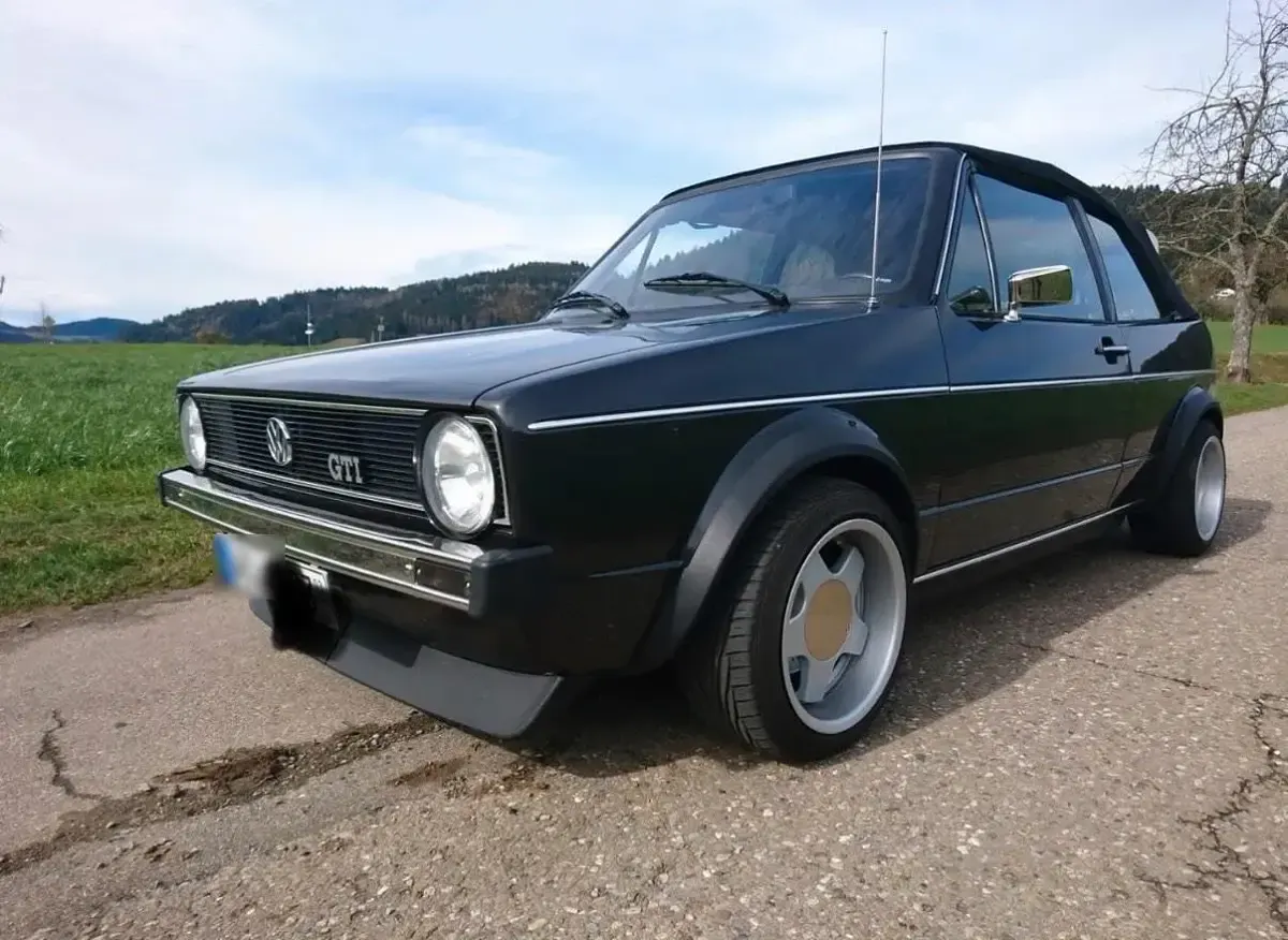 Gebraucht VW Golf Cabriolet 110 PS (80 kW) 1990 Schwarz Cabrio
