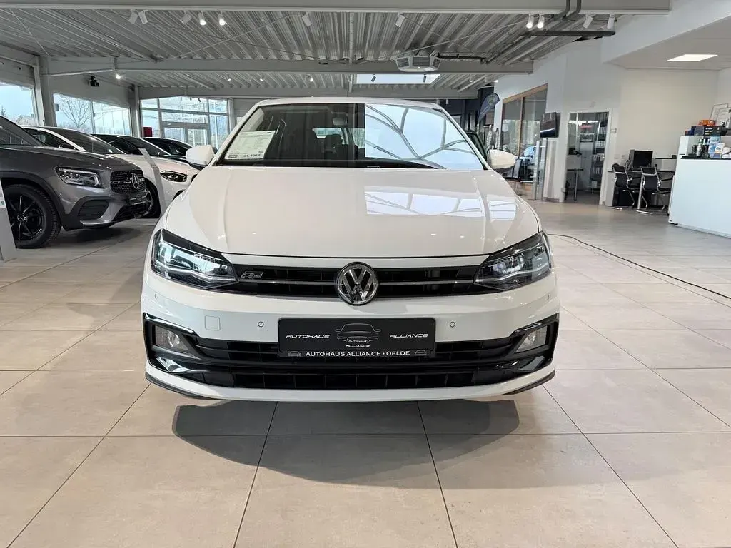 Gebraucht VW Polo Highline 116 PS (85 kW) 2019 Weiß Kleinwagen