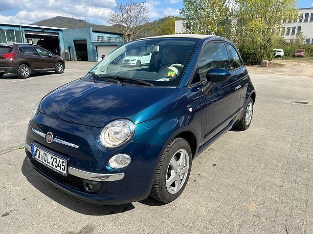 Tamno plava metalik Gebraucht 2015 Fiat 500C Lounge Cabrio | 6.790 € (Fairer Preis) - Bild 1/4