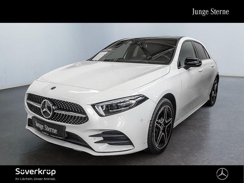 Unilack polarweiß Gebraucht 2022 Mercedes A250 AMG Limousine | 27.570 € (Superpreis) - Bild 1/2