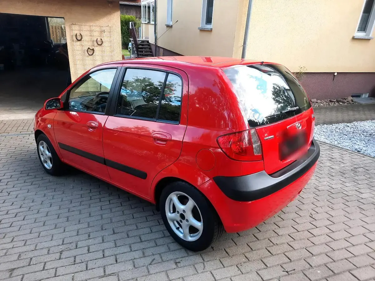 Gebraucht Hyundai Getz 97 PS (71 kW) 2006 Rot Kleinwagen