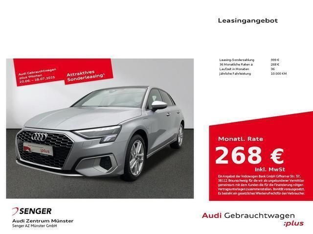 Silber Gebraucht 2024 Audi A3 Sportback e-tron Advanced Limousine | 36.480 € (Teuer) - Bild 1/4