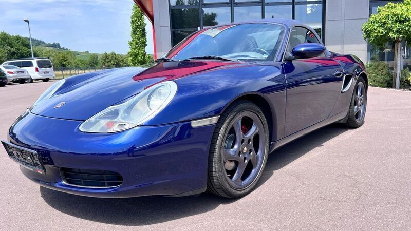 Blau Gebraucht 2001 Porsche Boxster Cabrio | 14.900 € (Superpreis) - Bild 1/4