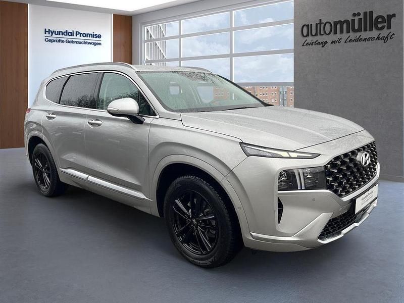 Gebraucht Hyundai Santa Fe Signature 179 PS (131 kW) 2022 Silber typhoon silver / met SUV