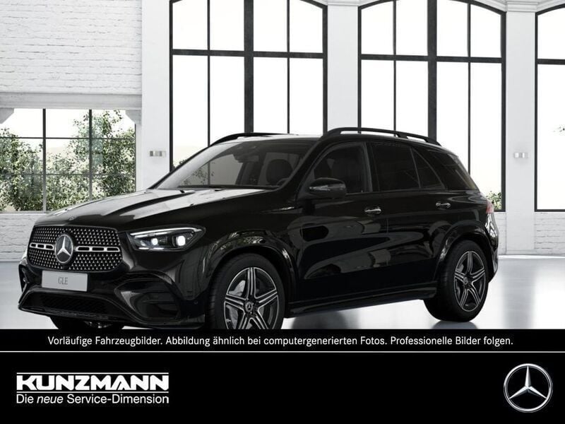 Obsidianschwarz metallic Gebraucht 2025 Mercedes GLE450 AMG AMG SUV | 94.549 € (Guter Preis) - Bild 1/4
