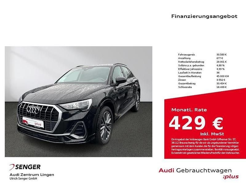 Gebraucht Audi Q3 S-Line 245 PS (180 kW) 2022 Mythosschwarz metallic SUV