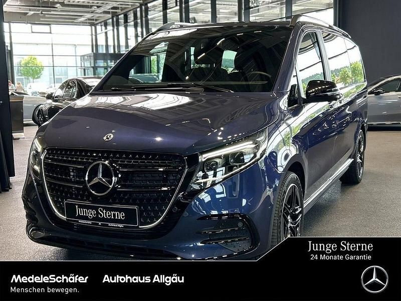 Sodalithblau met. Gebraucht 2024 Mercedes V300 Style Van / Kleinbus | 83.850 € - Bild 1/4
