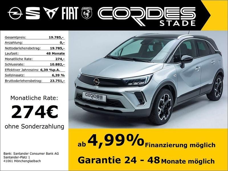 Grau Gebraucht 2024 Opel Crossland Ultimate SUV | 19.785 € (Fairer Preis) - Bild 1/4