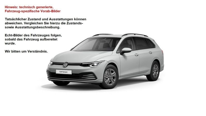 Weiß Gebraucht 2021 VW Golf VIII Life Kombi | 19.960 € (Guter Preis) - Bild 1/4