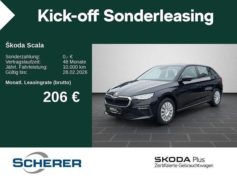 Gebraucht Skoda Scala Essence 116 PS (85 kW) 2025 Blackmagic perleffekt (metallic) Kleinwagen