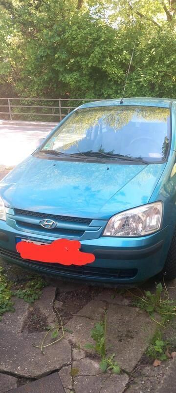 Blau Gebraucht 2004 Hyundai Getz Kleinwagen | 750 € - Bild 1/4