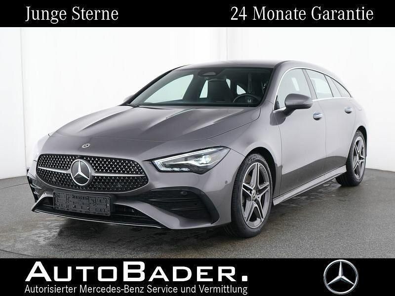 787 lack mountaingrau (metallic) Gebraucht 2024 Mercedes CLA180 Shooting Brake AMG Kombi | 30.445 € - Bild 1/4