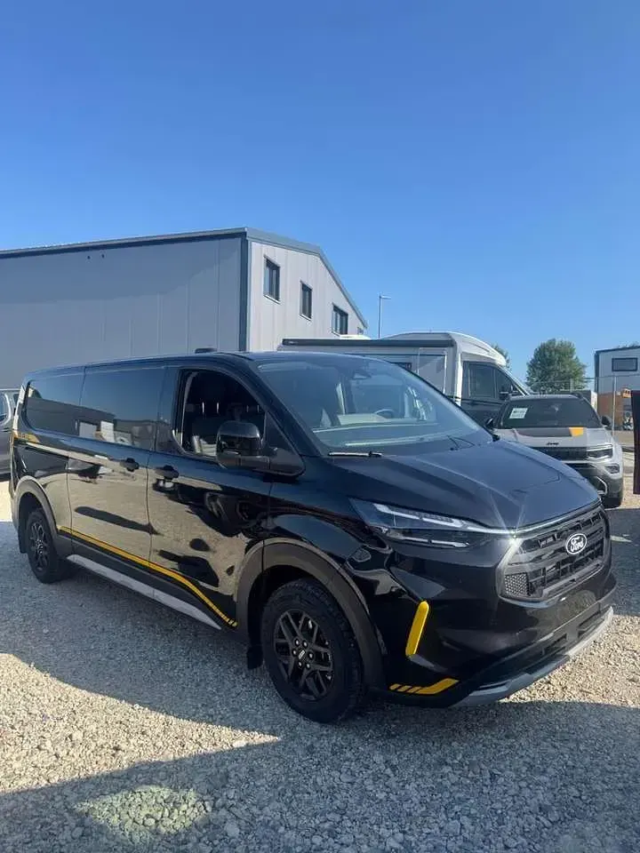 Neu Ford Transit Custom 170 PS (125 kW) 2025 Obsidian schwarz Van / Kleinbus
