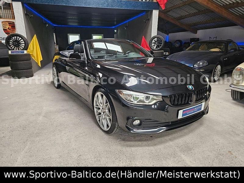 Schwarz Gebraucht 2014 BMW 420 Cabrio | 20.420 € (Fairer Preis) - Bild 1/4