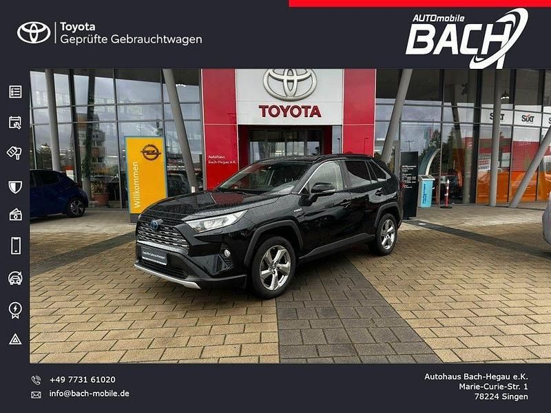 Schwarz Gebraucht 2021 Toyota RAV4 Hybrid Team SUV | 29.990 € (Fairer Preis) - Bild 1/4