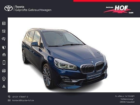 Gebraucht BMW 220 Gran Tourer Luxury Line 190 PS (139 kW) 2018 Blau Van / Kleinbus