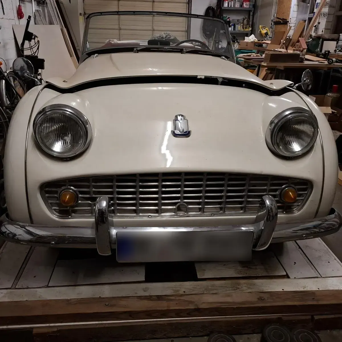 Gebraucht Triumph TR3 102 PS (75 kW) 1952 Weiß Cabrio