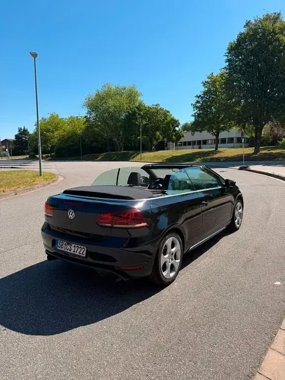 Gebraucht VW Golf Cabriolet GTI 211 PS (155 kW) 2015 Schwarz Cabrio