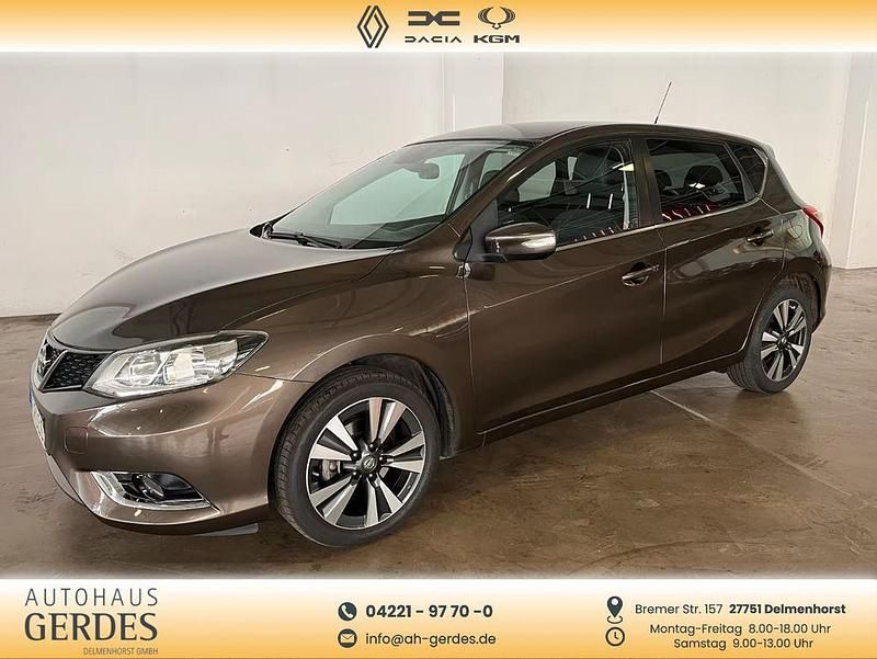 Braun Gebraucht 2016 Nissan Pulsar N-Connecta Limousine | 10.990 € (Fairer Preis) - Bild 1/4