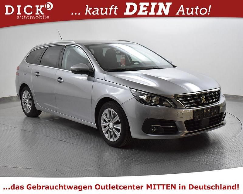 Grau Gebraucht 2021 Peugeot 308 SW Allure Kombi | 11.250 € - Bild 1/4