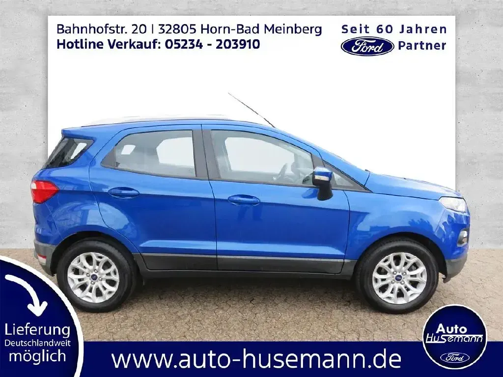 Brugt Ford Ecosport Titanium 125 HK (91 kW) 2016 Blå SUV