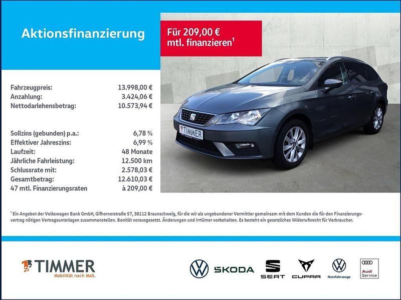 Gebraucht Seat Leon ST Style 110 PS (80 kW) 2018 Grau Kombi
