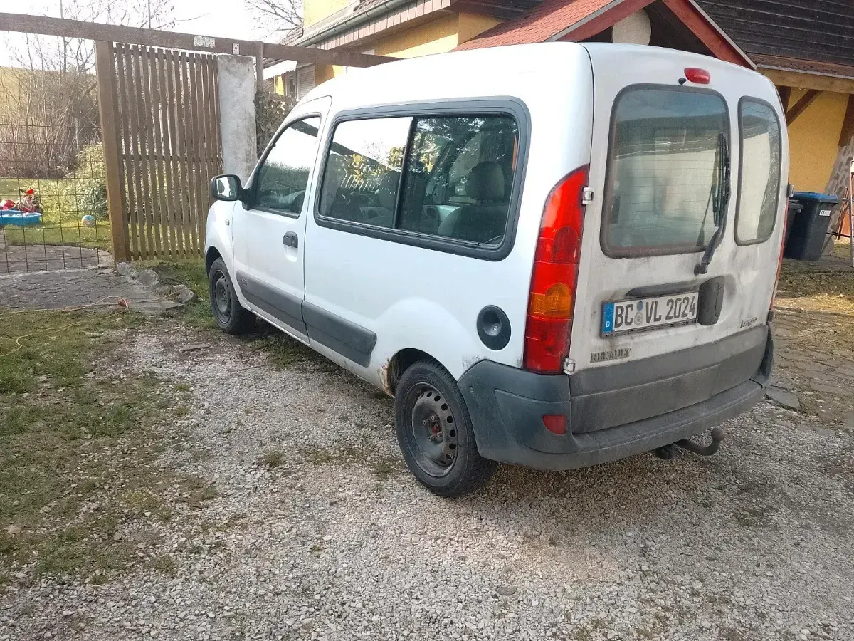Gebraucht Renault Kangoo 75 PS (55 kW) 2005 Weiß Van / Kleinbus