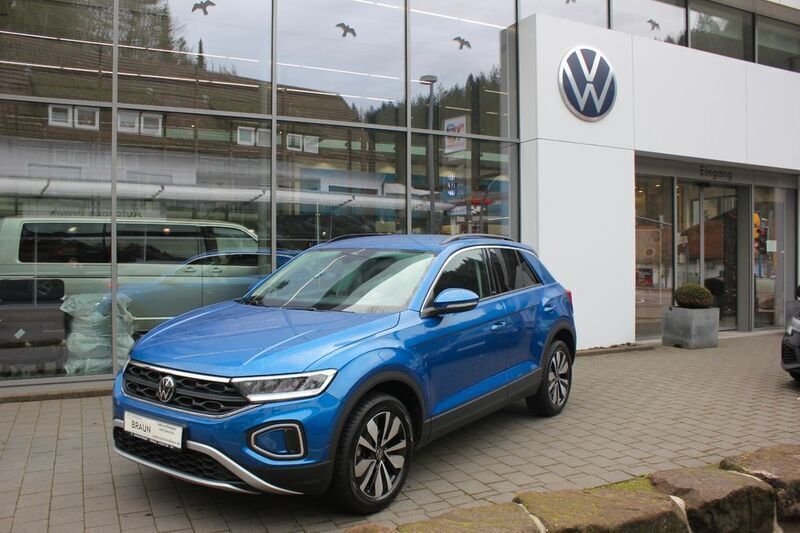 Ravennablau metallic Gebraucht 2023 VW T-Roc Move SUV | 23.490 € (Fairer Preis) - Bild 1/4