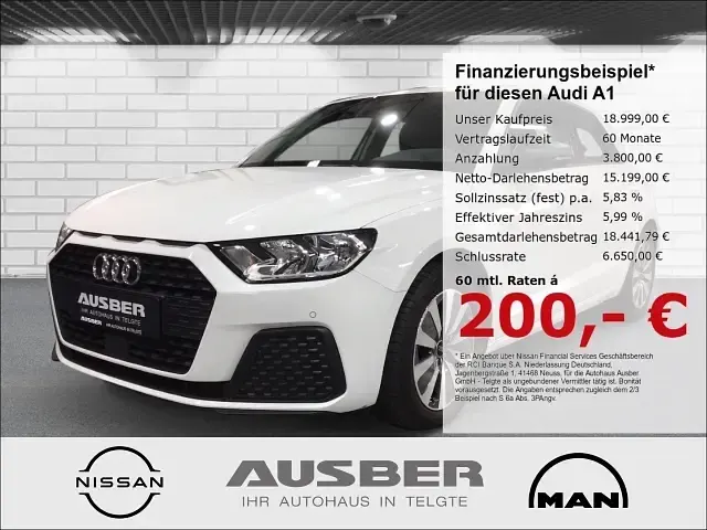 Gebraucht Audi A1 Sportback Basis 95 PS (69 kW) 2023 Kleinwagen