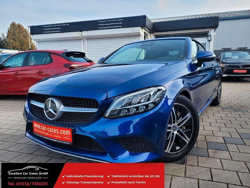 Blau Gebraucht 2021 Mercedes C180 Cabrio | 31.990 € (Guter Preis) - Bild 1/4