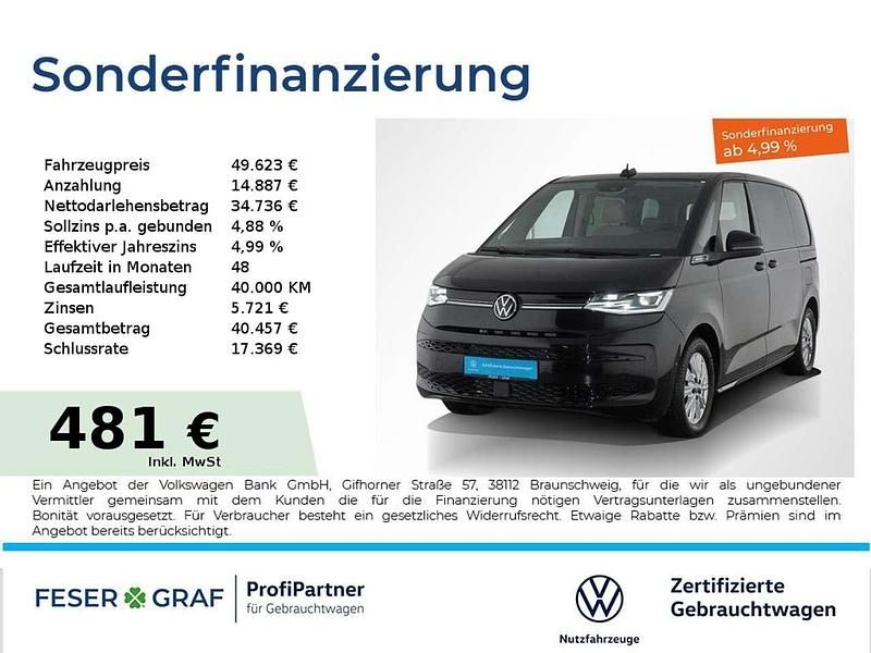 Gebraucht VW Multivan Life 150 PS (110 kW) 2024 Deep black perleffekt Van