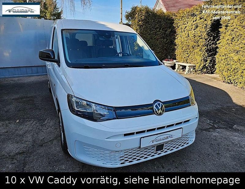 Gebraucht VW Caddy 102 PS (75 kW) 2021 Weiß Van / Kleinbus