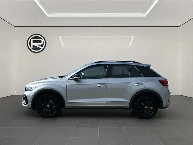 Gebraucht VW T-Roc R-line 190 PS (139 kW) 2022 Pyrit silber metallic (metallic) SUV