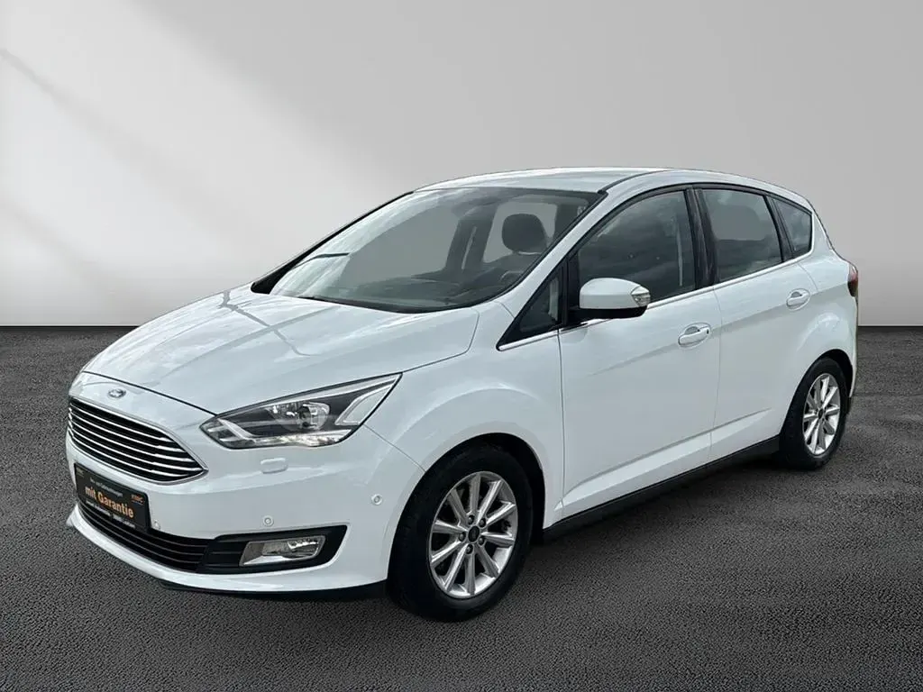 Gebraucht Ford C-MAX Titanium 150 PS (110 kW) 2018 Weiß Van / Kleinbus