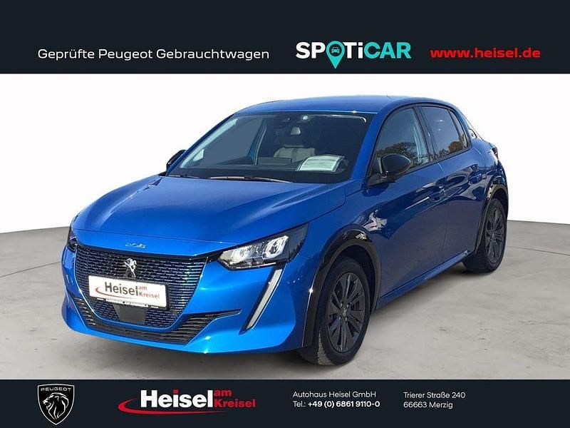 Blau Gebraucht 2023 Peugeot e-208 Allure Kleinwagen | 19.980 € (Fairer Preis) - Bild 1/4