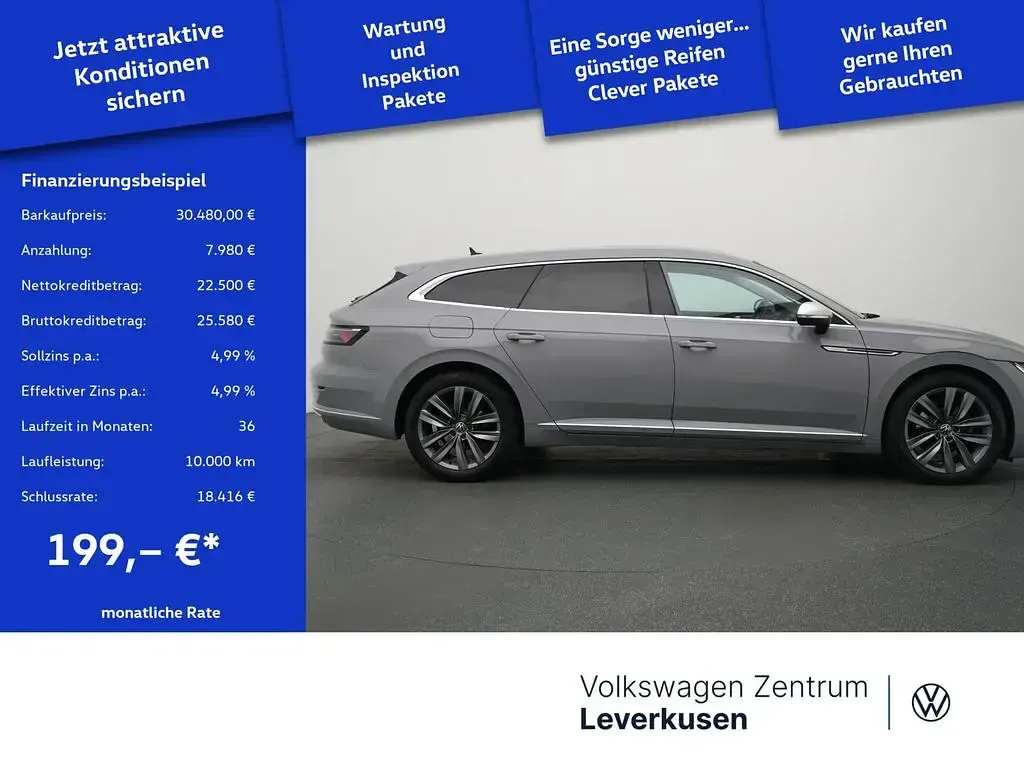 Brugt VW Arteon Elegance 200 HK (147 kW) 2023 Grå Stationcar