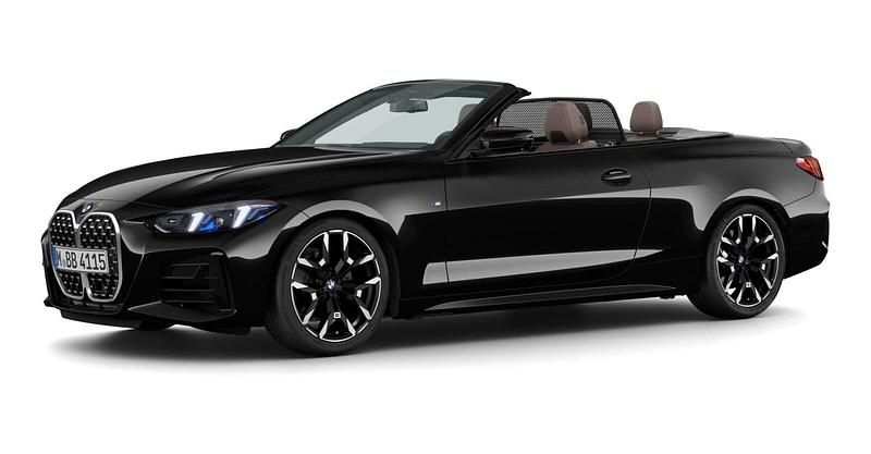 Schwarz Gebraucht 2025 BMW 430 Cabriolet Comfort Edition Cabrio | 58.956 € (Teuer) - Bild 1/4