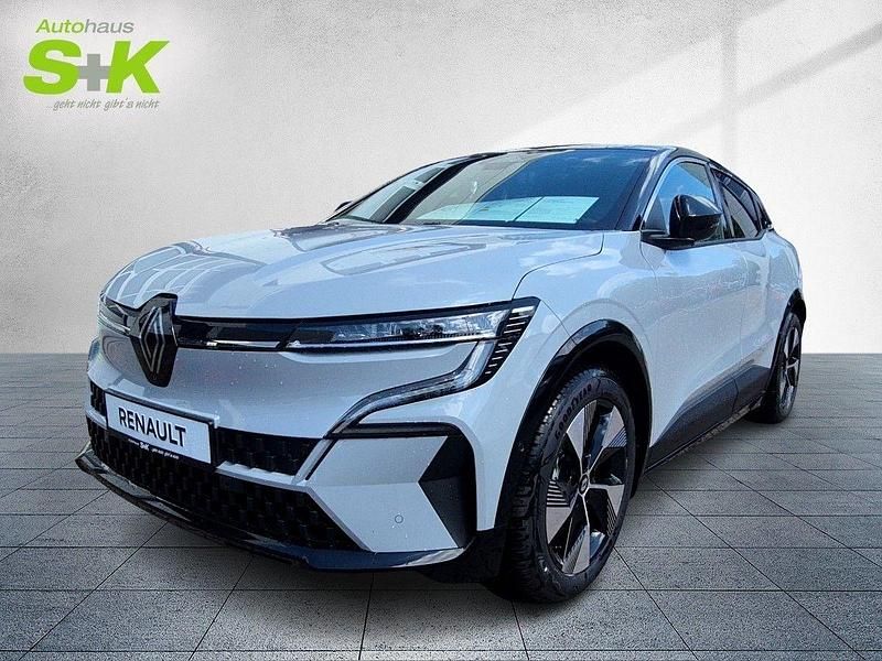 Neu Renault Megane E-Tech Iconic 159 kW (217 PS) 2025 Rafalgrau metallic, black pearlschwarz metallic (grau) Limousine