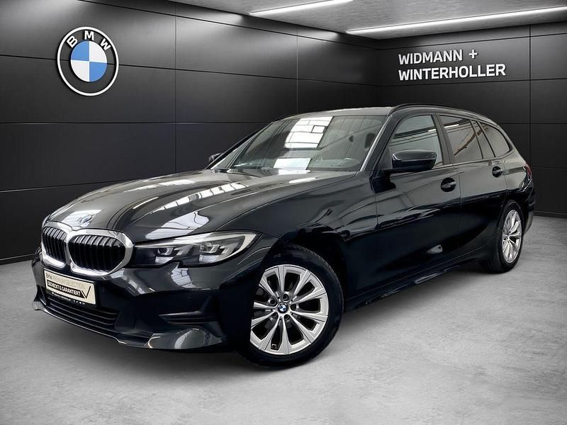 Schwarz Gebraucht 2022 BMW 318 Advantage Kombi | 24.280 € (Fairer Preis) - Bild 1/3
