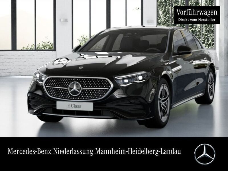 Obsidianschwarz Gebraucht 2024 Mercedes E300 AMG Limousine | 65.380 € - Bild 1/4