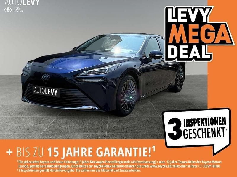 Regentblau mica Gebraucht 2020 Toyota Mirai Advance Limousine | 20.990 € (Fairer Preis) - Bild 1/4