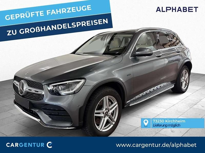 Selenitgrau Gebraucht 2021 Mercedes GLC300e AMG line SUV | 34.395 € (Superpreis) - Bild 1/2