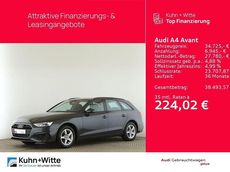 Grau Gebraucht 2024 Audi A4 Kombi | 34.725 € (Etwas zu teuer) - Bild 1/3