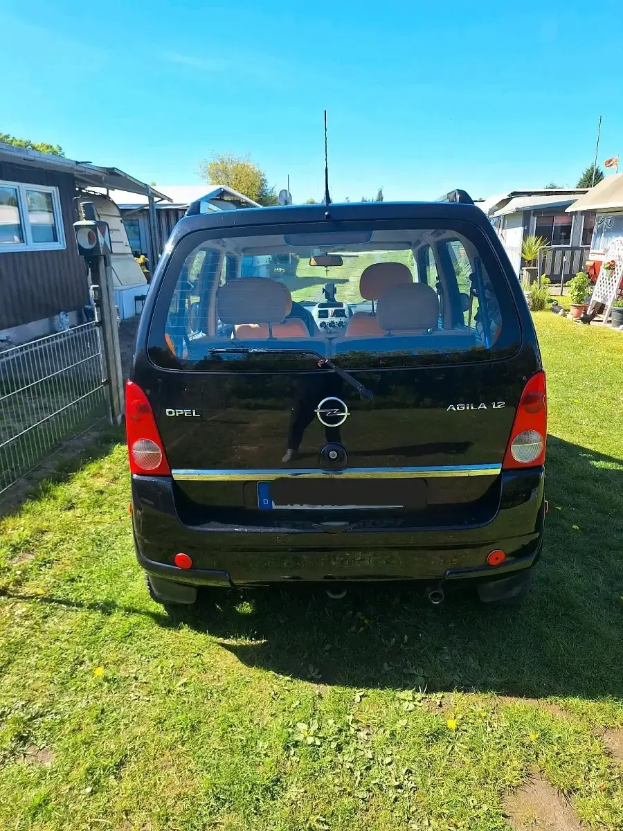 Gebraucht Opel Agila Njoy 75 PS (55 kW) 2002 Schwarz Van / Kleinbus
